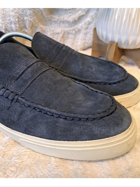 Sebago Manitou Loafers Navy Blue Suede Boat Shoes Slip On Docksides Men\'s Sz 12 main image 10